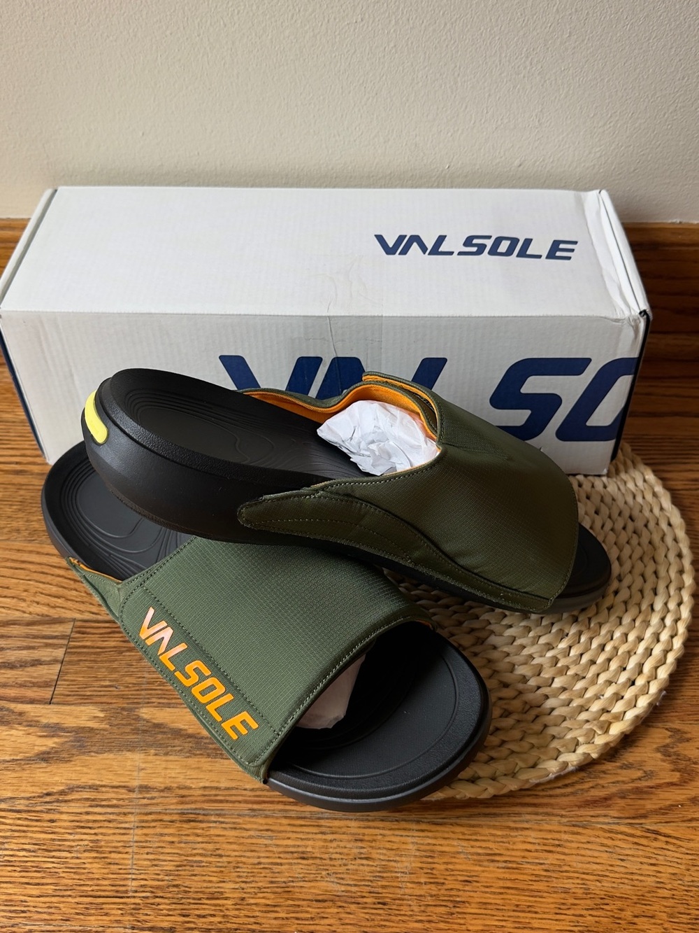 Men's Olive Slide Sandals VALSOLF Recovery Slide
Orthopedic system 13